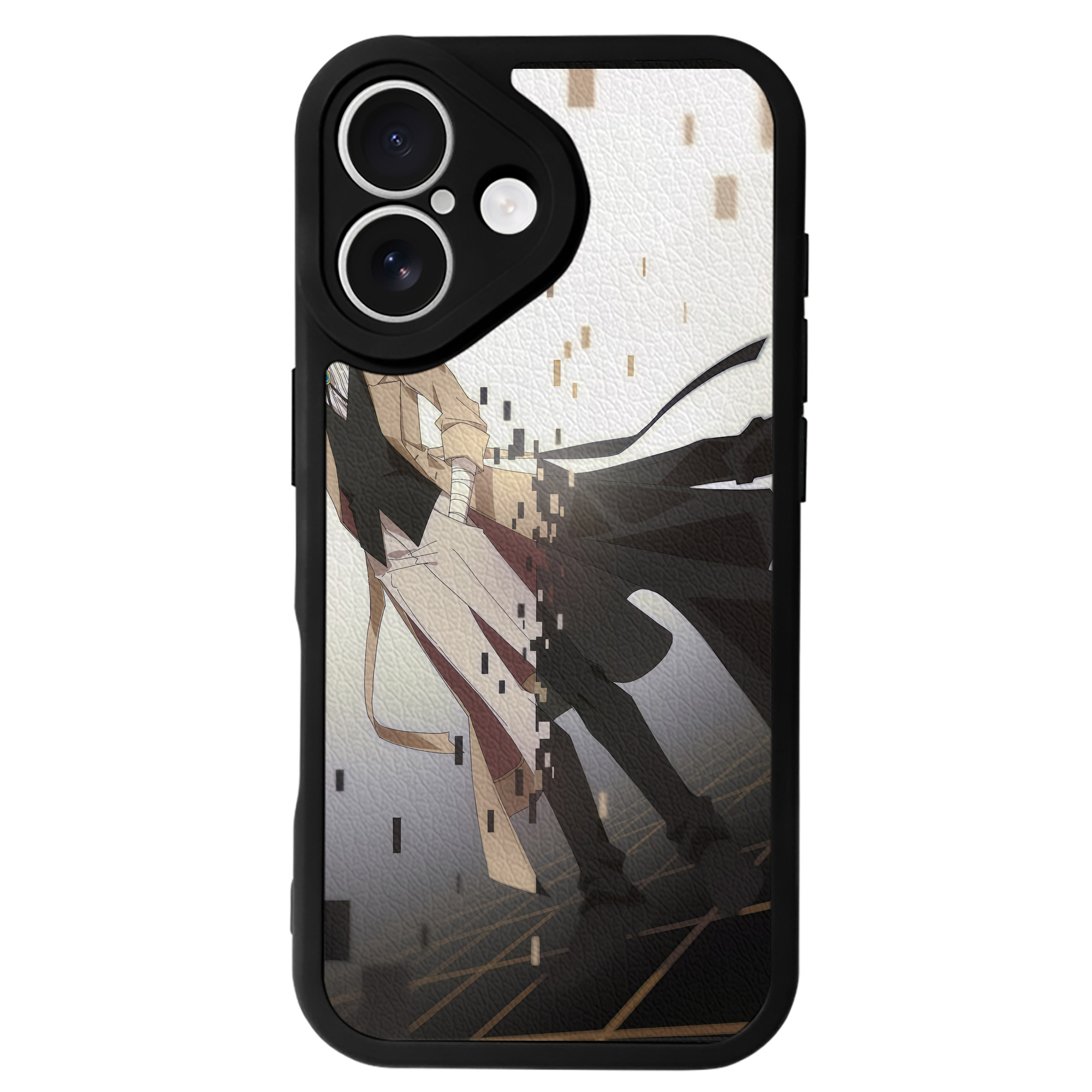 （画像用） 文豪ストレイドッグス Bungo Stray Dogs 【iPhone 16シリーズ対応】シリコンスマホケース（レザー調） 材質：シリコン